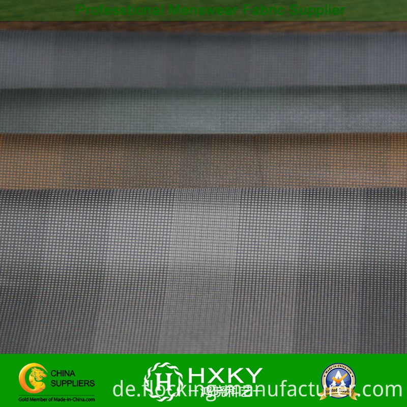Gradient Stripe Embossed Polyester Taffeta Fabric for Men's Casual Jacket
